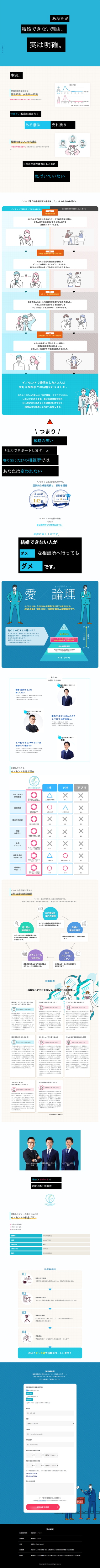 LP画像　結婚相談所「イノセント」