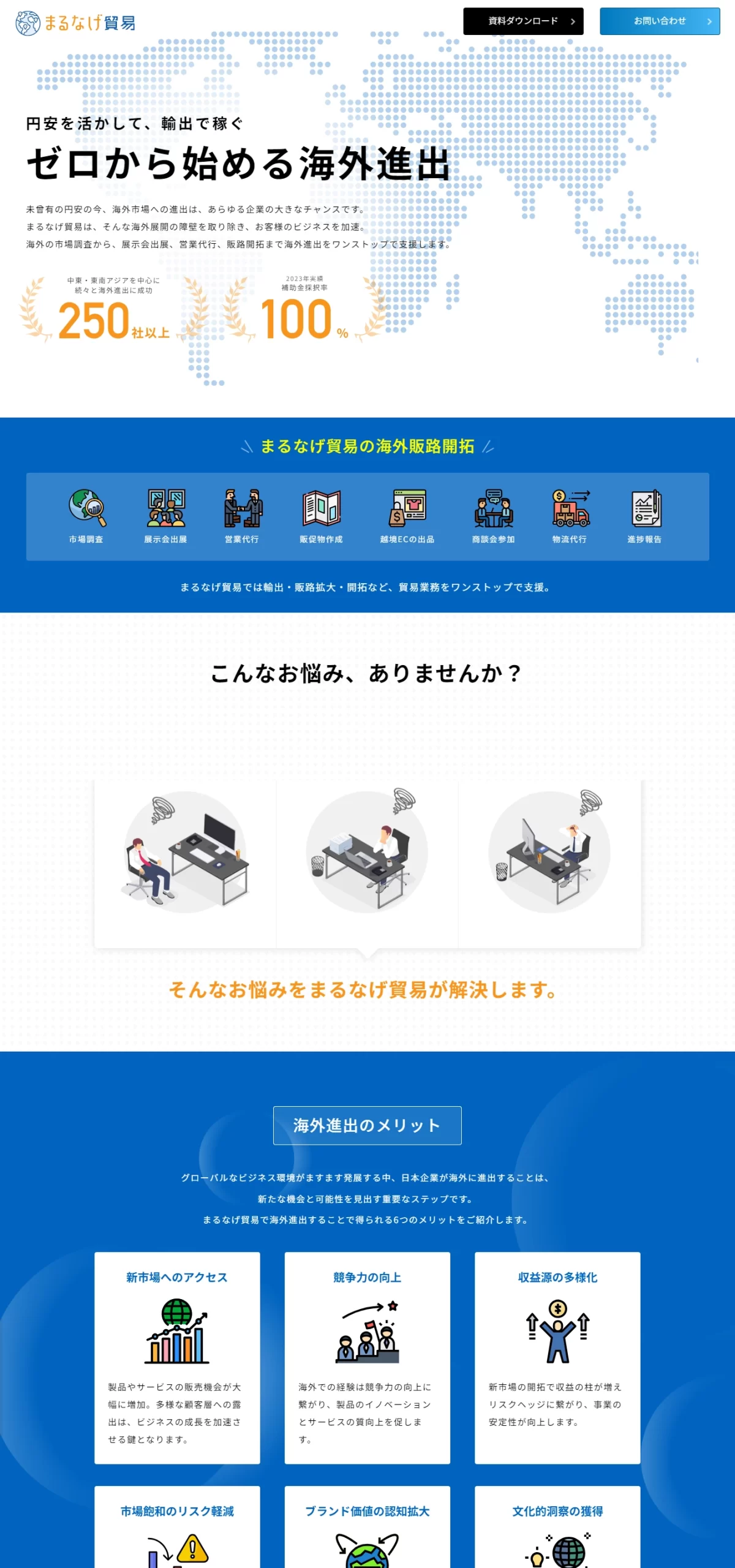LPサムネイル　まるなげ貿易