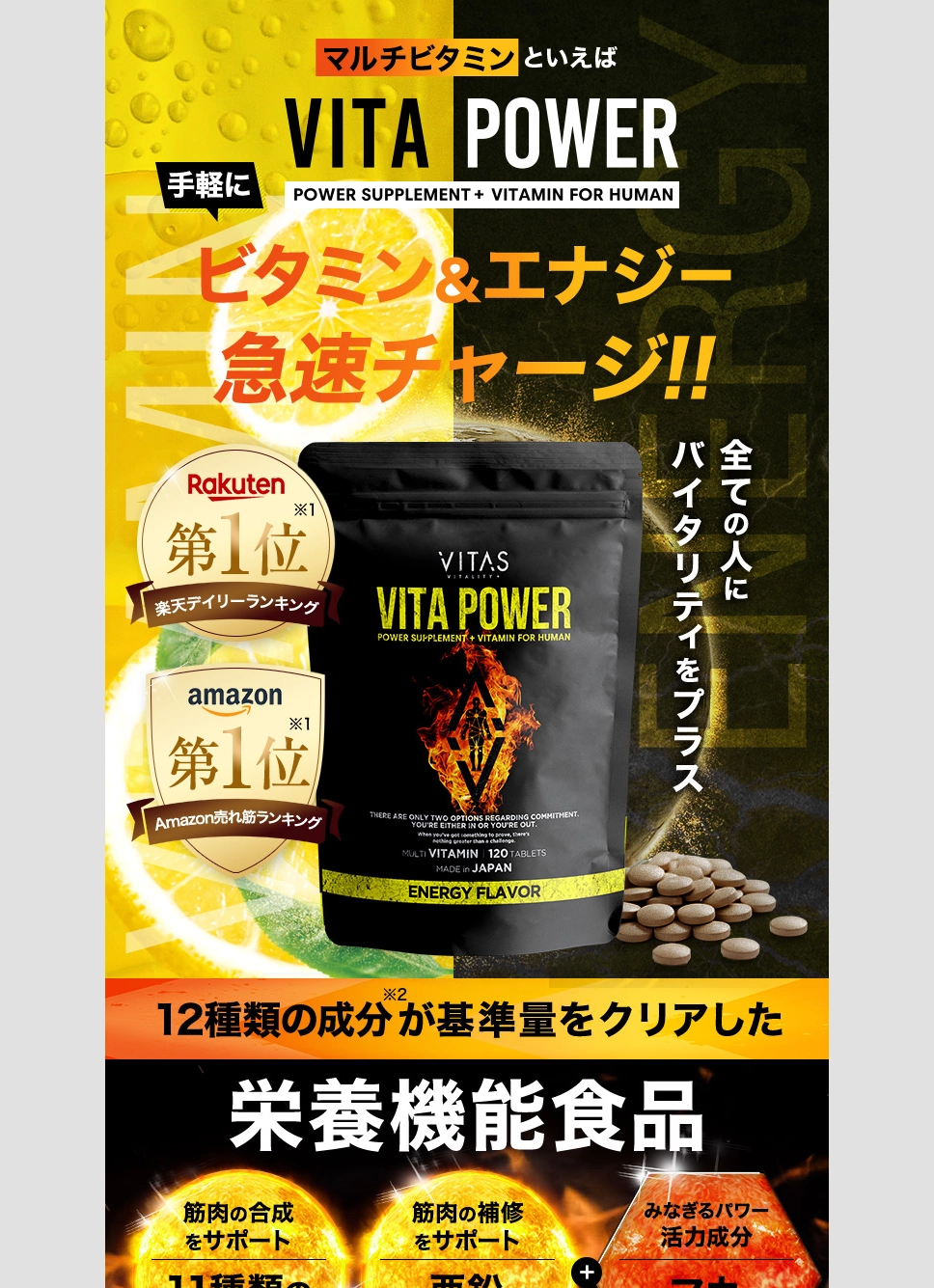 ランディングページサムネイル　Vita Power Energy