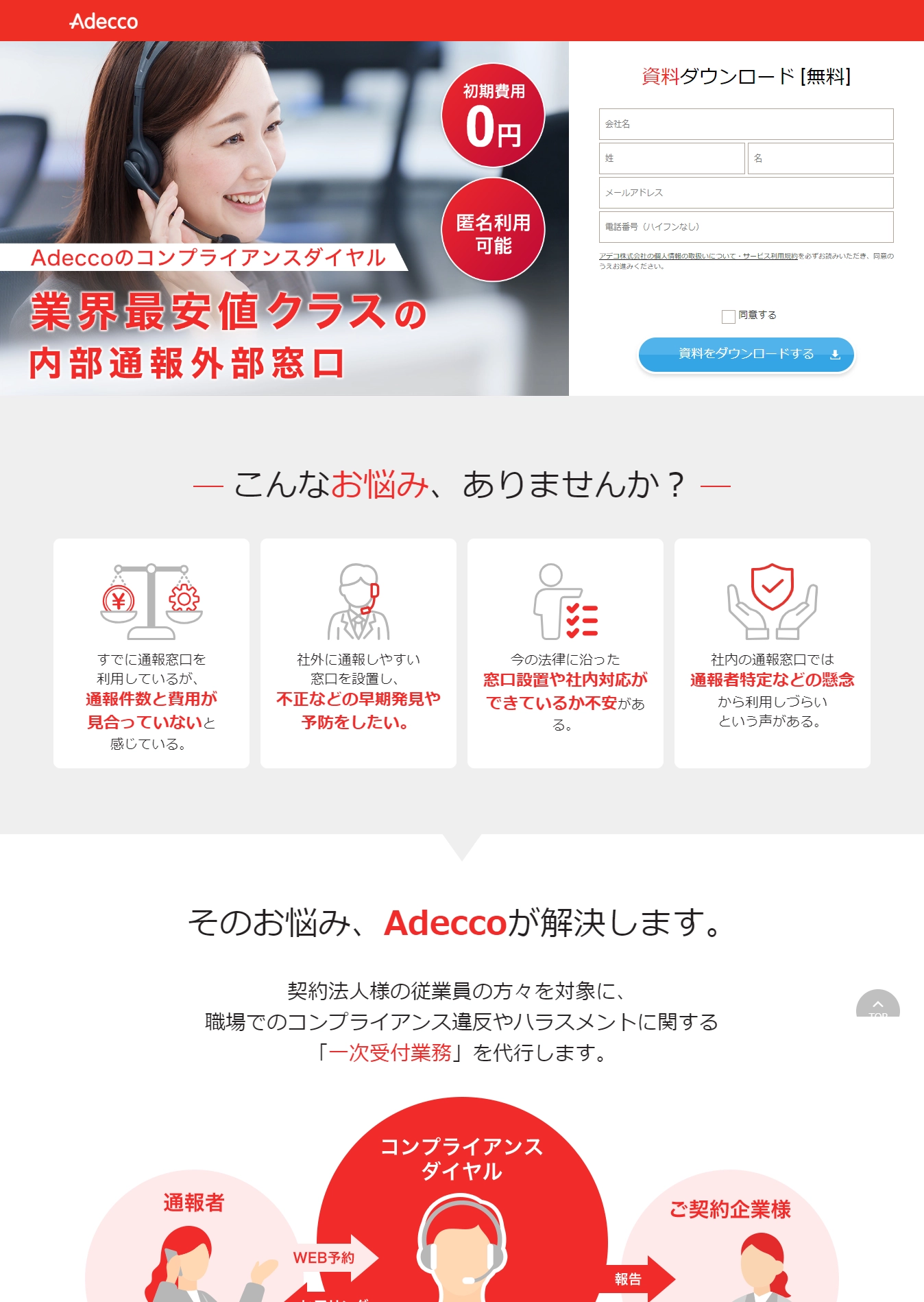 ランディングページサムネイル　企業のご担当者様（アデコ）