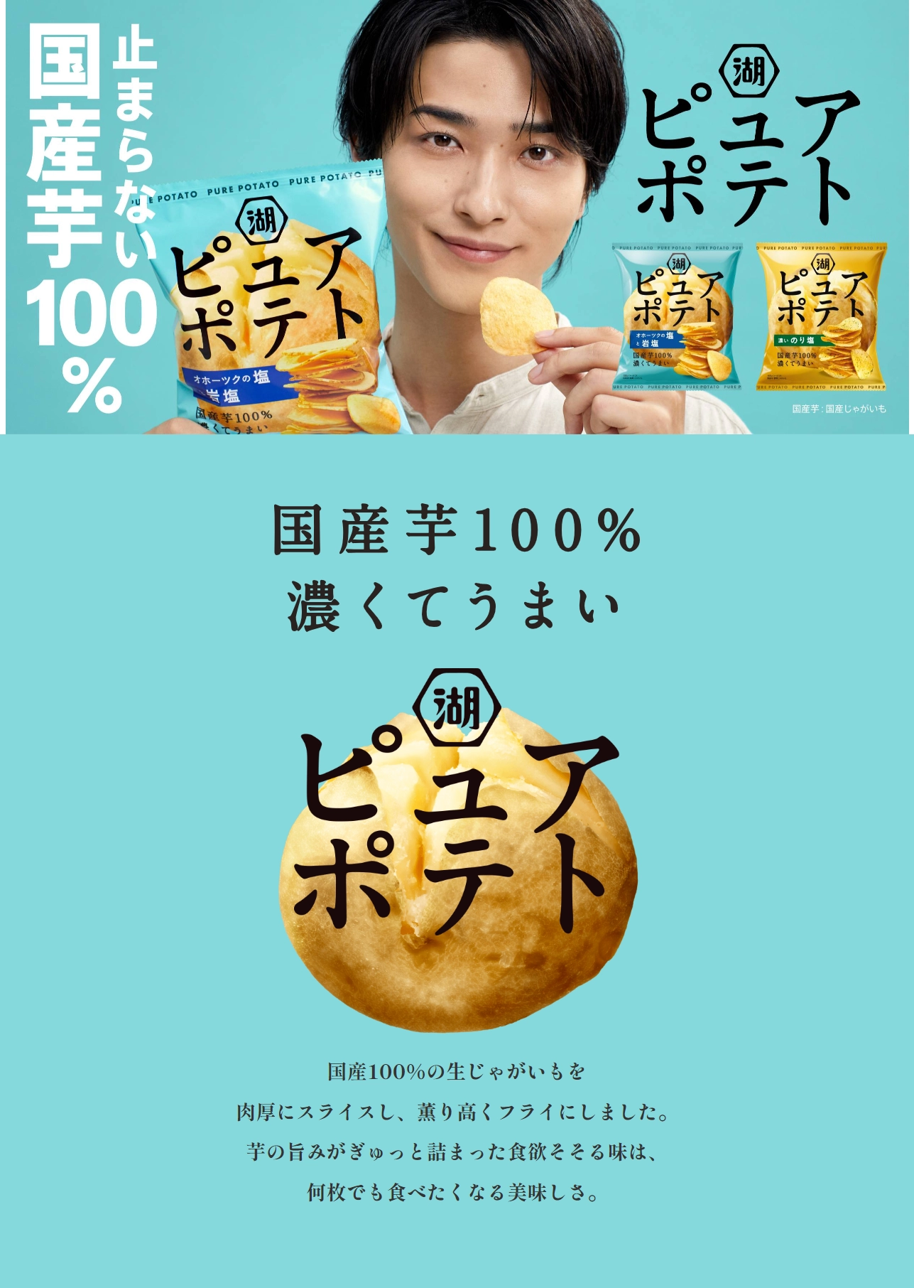 ランディングページサムネイル　ピュアポテト│株式会社湖池屋