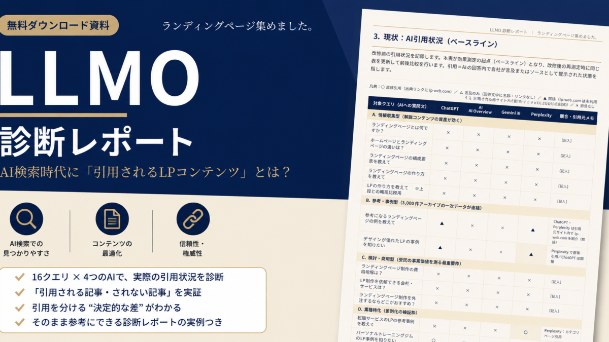 自社サイトでLLMO（AI検索最適化）を実証してみた｜4つのAIで「引用される記事・されない記事」を分けた差とは