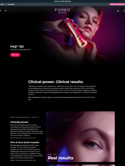 FAQ™ 102 | High-frequency & Red Light Face Wand